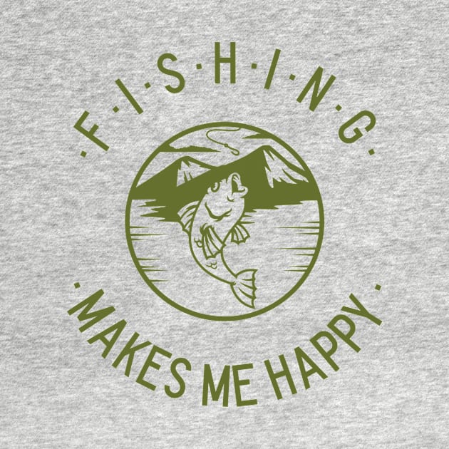 Fishing happy by Welcome Outdoors